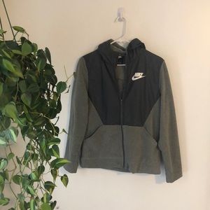 Boys Nike Zip Up Sweatshirt Hoodie Hoody